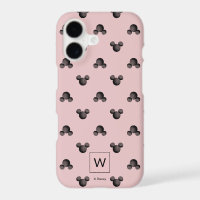 Mickey Pink Icon Pattern - Monogram