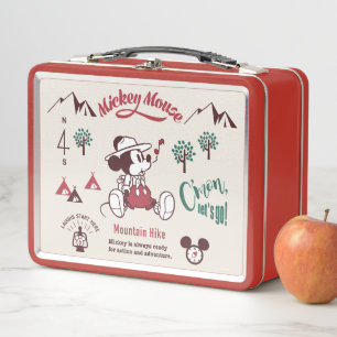 Mickey   Ready for Action and Adventure Metal Lunch Box