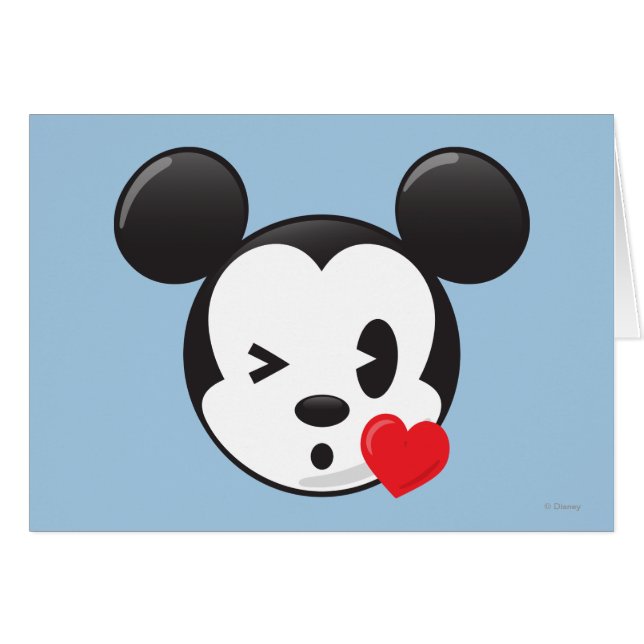 Mickey tendance | Flirty Emoji (Devant horizontal)