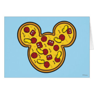 Mickey tendance Pizza en forme de tête