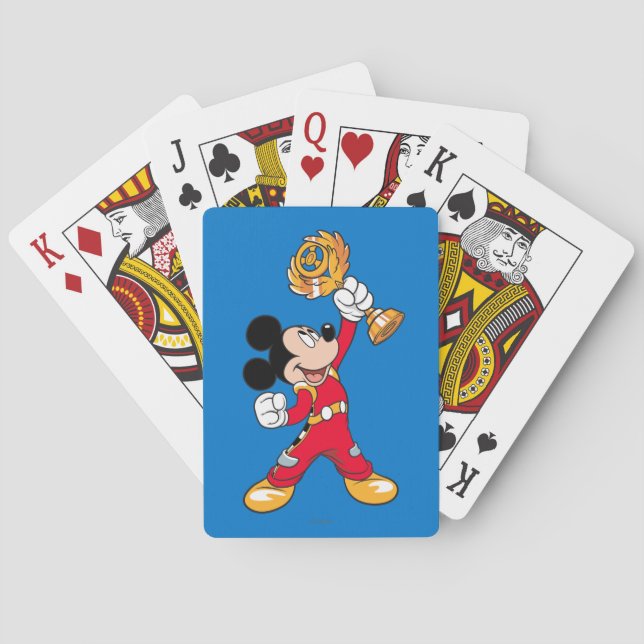 Mickey & Trophy Playing Cards (Back)