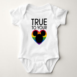 Mickey   True to Your Heart Baby Bodysuit