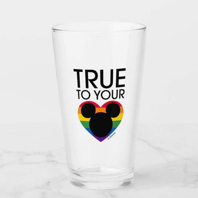 Mickey | True to Your Heart Glass (Front)