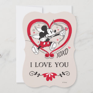 Mickey Valentine Holiday Card