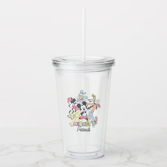 Mickey's Friends Acrylic Tumbler (Front)