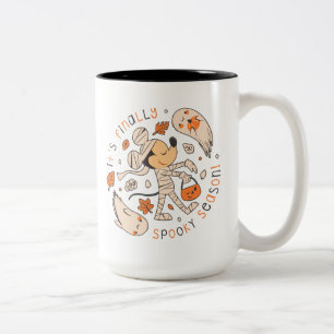 Mickey's Mummy Magic: Spooky Season Fun Two-Tone Coffee Mug