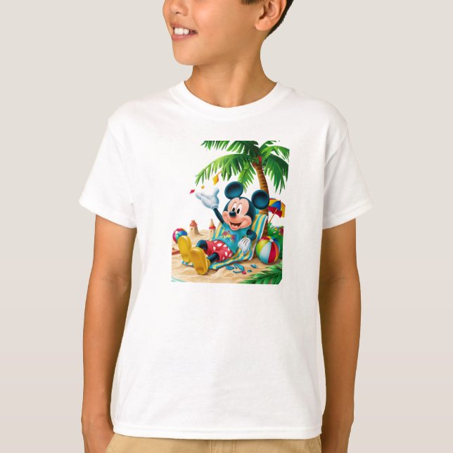 Mickey's vacation  T-Shirt (Front)