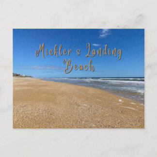 Mickler's Landing Beach Postcard