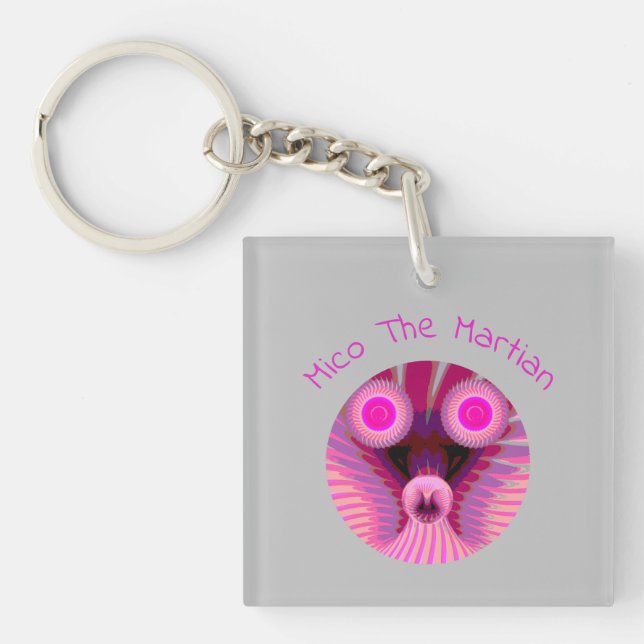 Mico The Martian Keychain (Front)