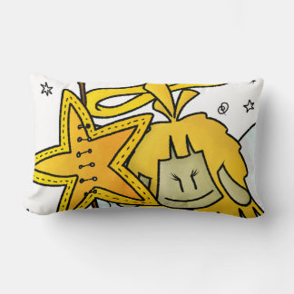 Micol - der fröhliche Sternenengel Lumbar Pillow