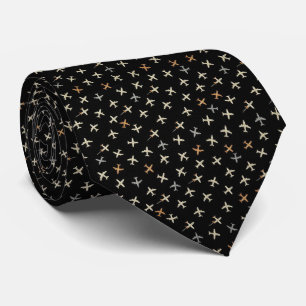 Micro Airplanes Pilot Designer Style Tie