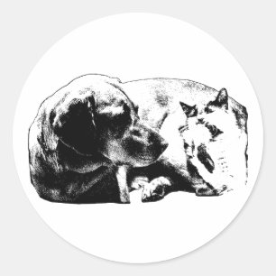 Micro Ceasefire Classic Round Sticker