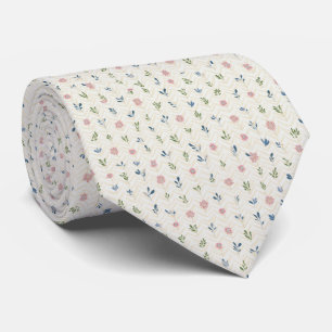 Micro Gradient Floral Pattern Tie