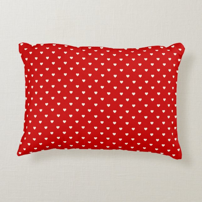 Micro Heart Accent Pillow (Back)