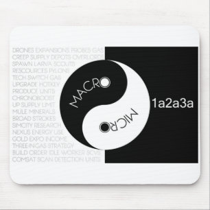 Micro Macro Balance 1a2a3a Mousepad