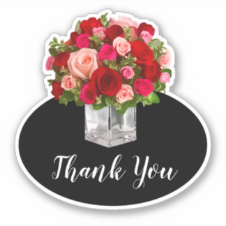 Micro Mariage Merci Étiquette Sticker
