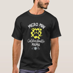 Micro Mini Goldendoodle Dog Gift  T-Shirt