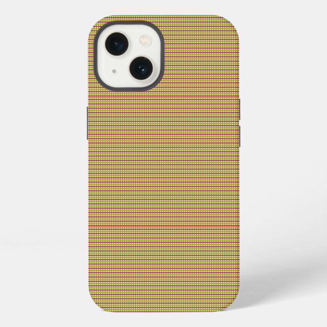 Micro Plaid iPhone Case (Back)