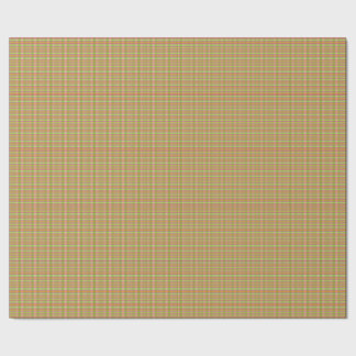 Micro Plaid Wrapping Paper