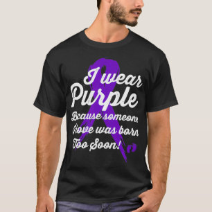 Micro Preemie NICU Day Tee Dad Mom Strong Prematur