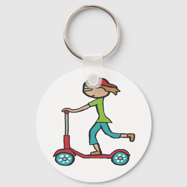 Micro Scooter Keychain (Front)