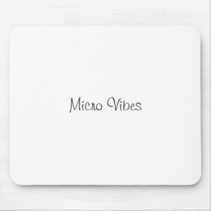Micro white mouse pad 