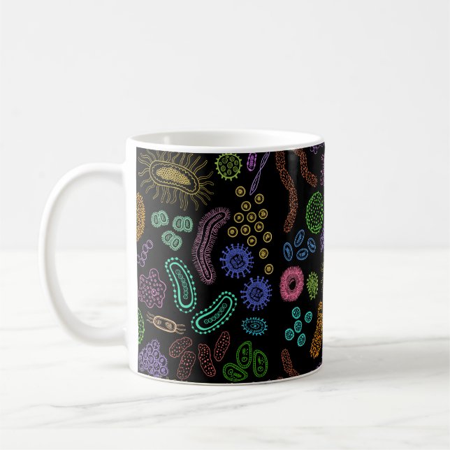 Microbes Coffee Mug (Left)