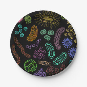 Microbes Paper Plate