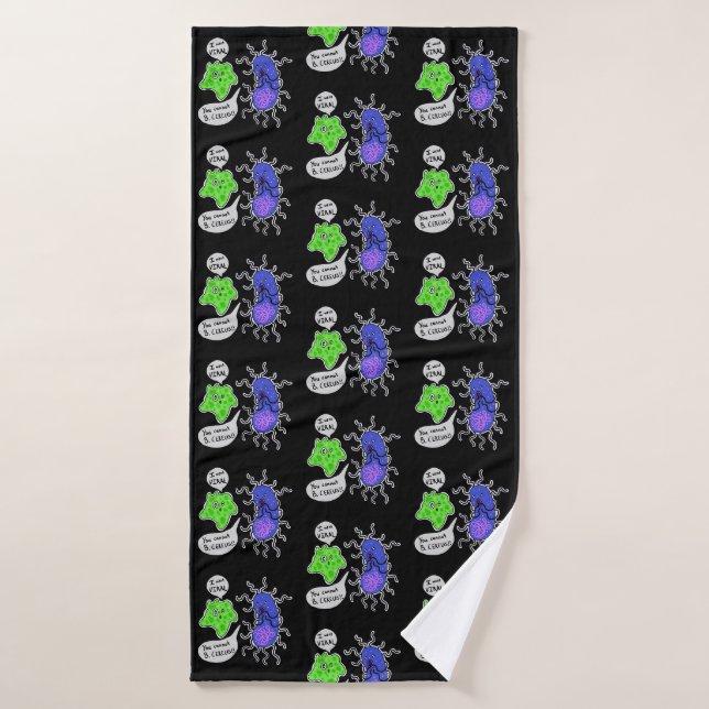 Microbes viraux (Serviette de bain)