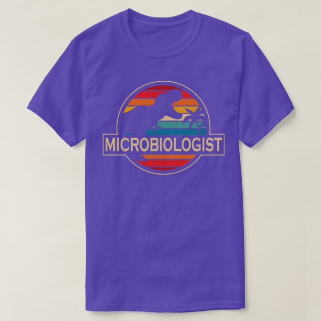 Microbiologist Dinosaur T-Shirt (Design Front)