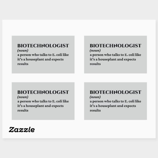 Microbiologist Funny Definition Sticker (Sheet)