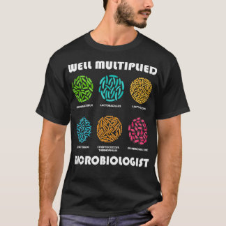 Microbiologist Gift Idea Colourful Bacteria Coloni T-Shirt