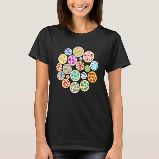 Microbiologist Microorganism Science Lover Microbi T-Shirt (Front)