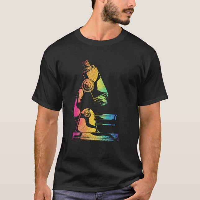 Microbiologist Microscope Nerd Medical Laboratory  T-Shirt (Front)