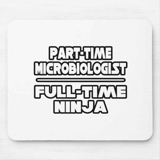 Microbiologist / Ninja Mouse Pad (Front)