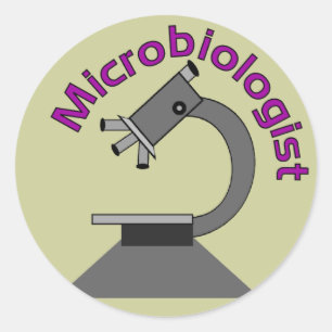 Microbiologist  T-Shirts and Gifts Classic Round Sticker