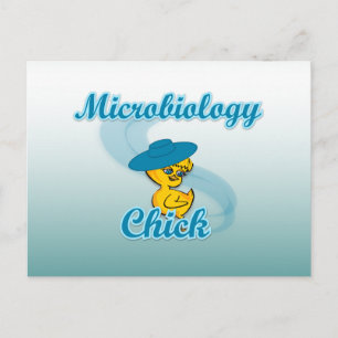 Microbiology Chick #3 Postcard