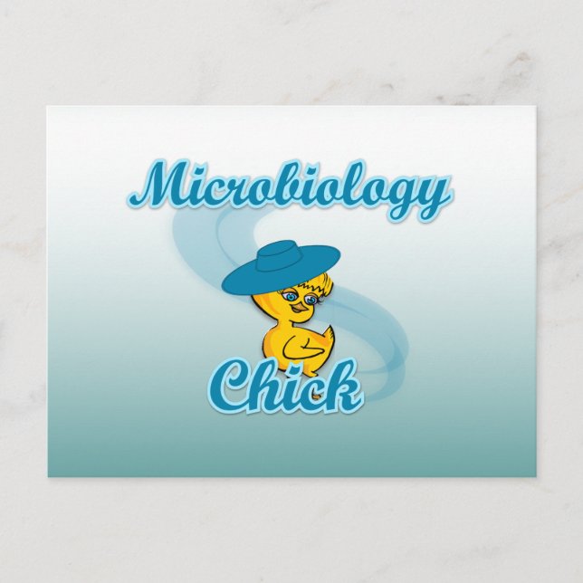 Microbiology Chick #3 Postcard (Front)