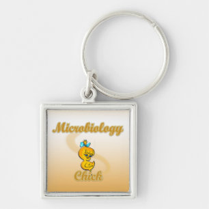 Microbiology Chick Keychain