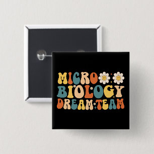 Microbiology Dream Team 2 Inch Square Button