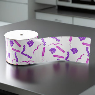 Microbiology Grosgrain Ribbon
