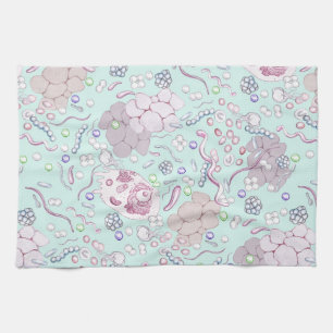 Microbiology in Blue Kitchen Towel