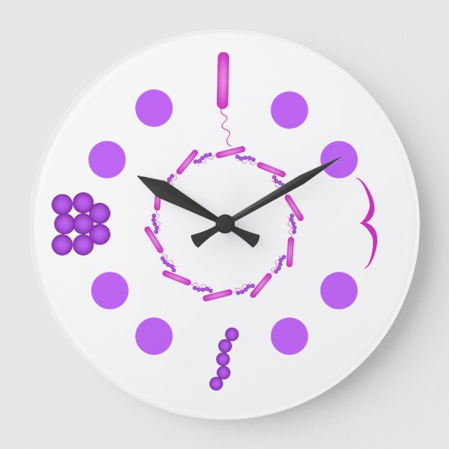 Microbiology Large Clock (Front)
