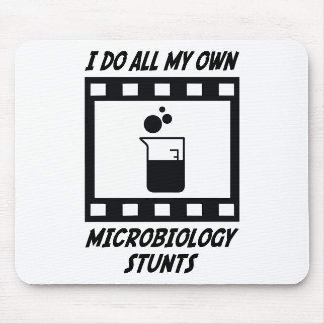 Microbiology Stunts Mouse Pad (Front)