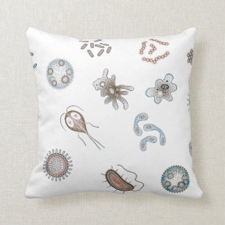 Microbiology Throw Pillow