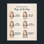 Microblading Aftercare Instruction Ivory White Flyer<br><div class="desc">Microblading Aftercare Instruction Modern Ivory White Flyers.</div>
