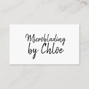 Microblading , Eyebrows, Tattoo, Permanent Makeup Business Card