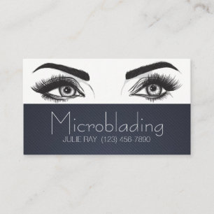 Microblading , Eyebrows, Tattoo, Permanent Makeup Business Card