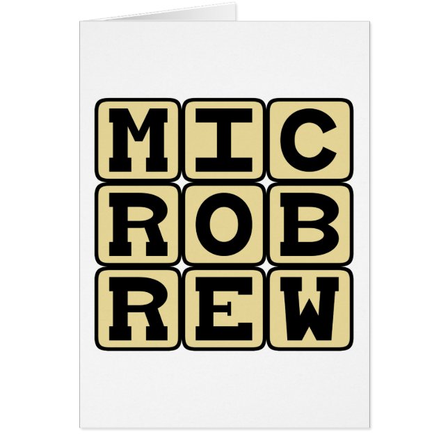 Microbrew, Independent Beer (Front)