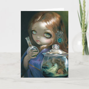 "Microcosm:  Sea Monsters" Greeting Card